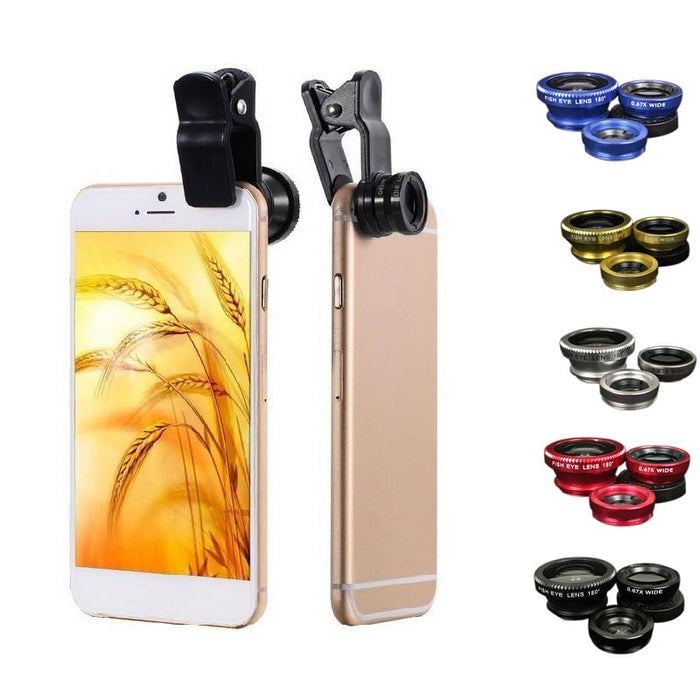 3 in 1 Universal Mobile Phone Lens - buztech
